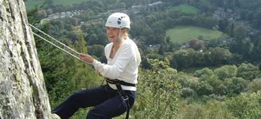 abseiling