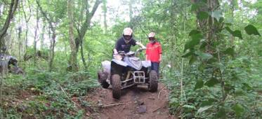 Quad biking