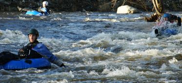 White water tubing